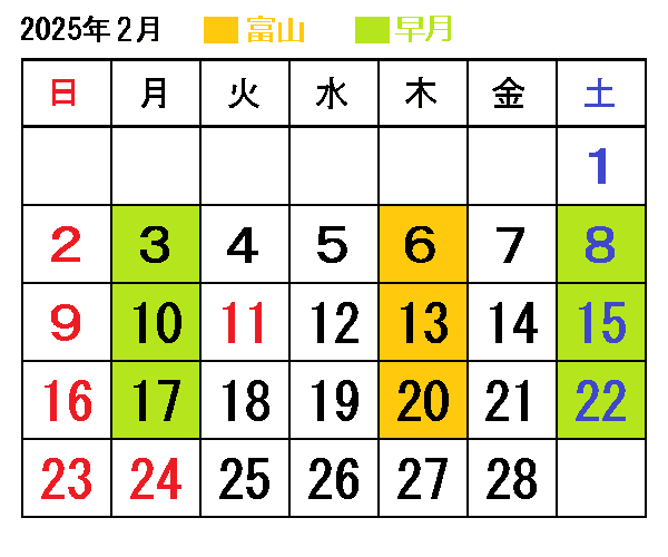 2月